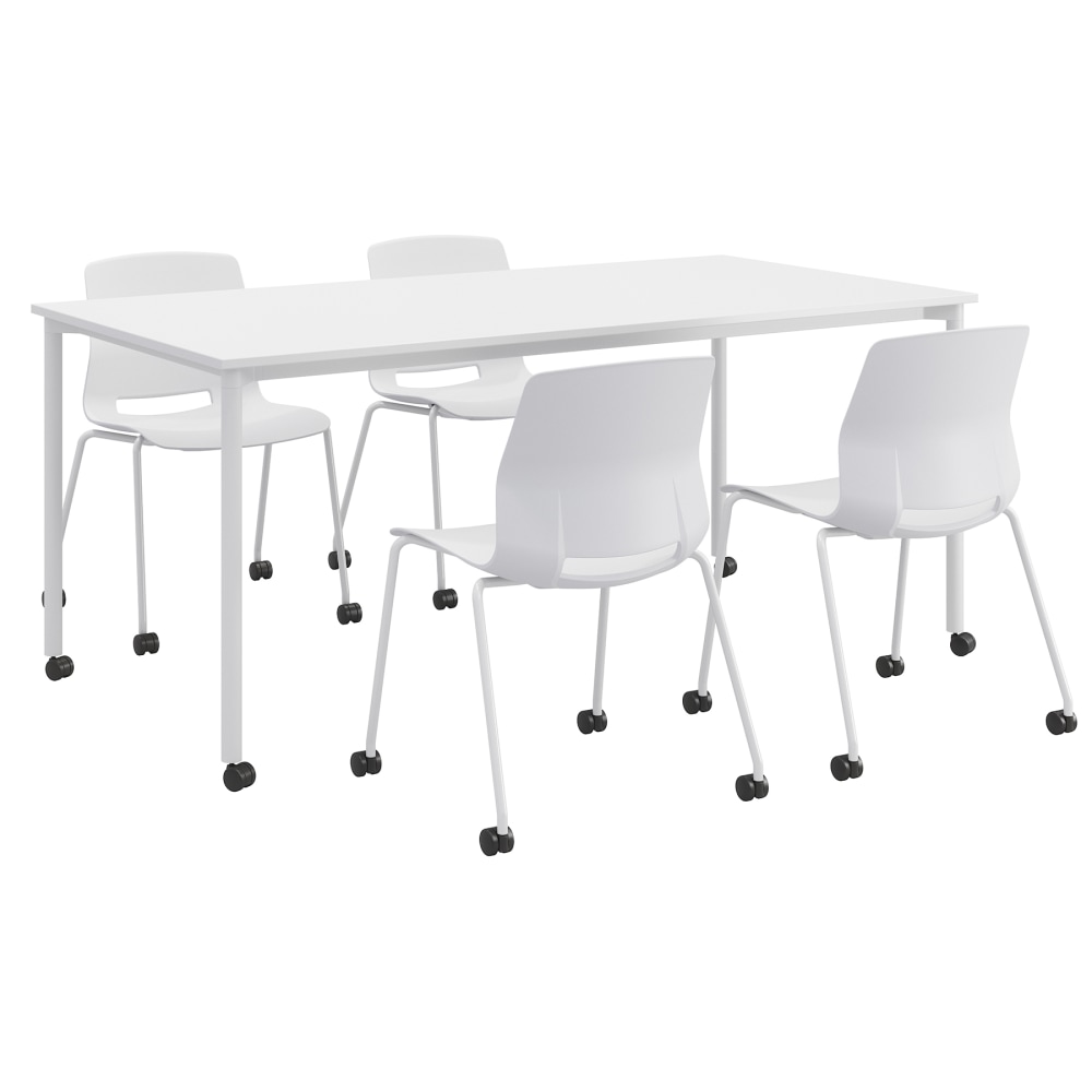 KFI Studios Dailey Table And 4 Chairs, With
