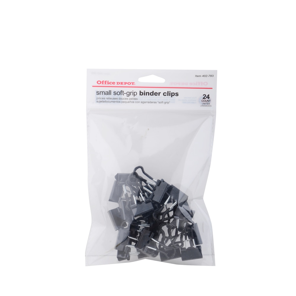Office Depot® Brand Binder Clips, Small, 3/4" Wide,