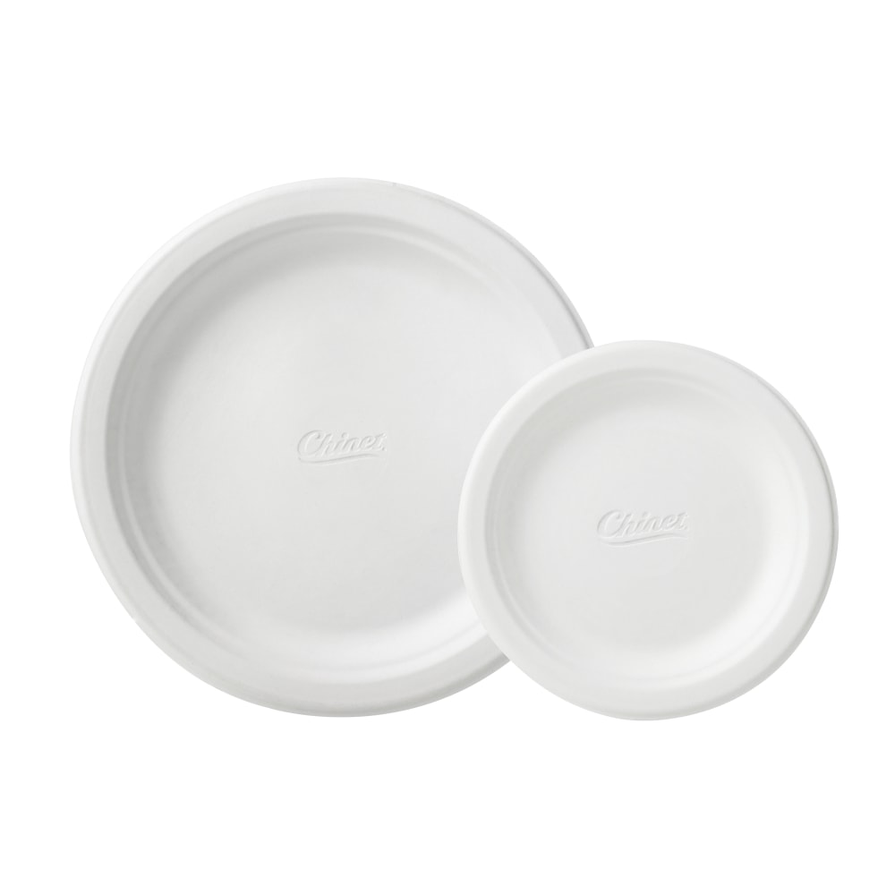 Chinet Dinner Plates, 8 3/4", Classic White, Pack