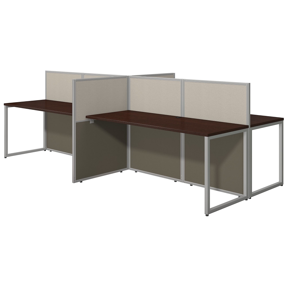 Bush Business Furniture Easy Office 60"W 4-Person Cubicle