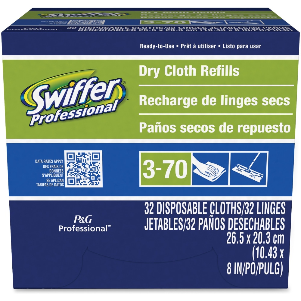 Swiffer® Sweeper Dry Cloth Refills, 10-5/8" x 8",