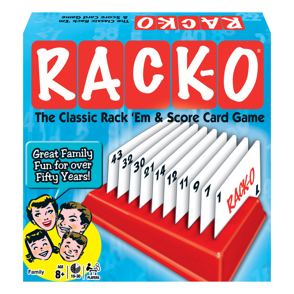 Winning Moves Rack-O Retro Game, Ages 8+