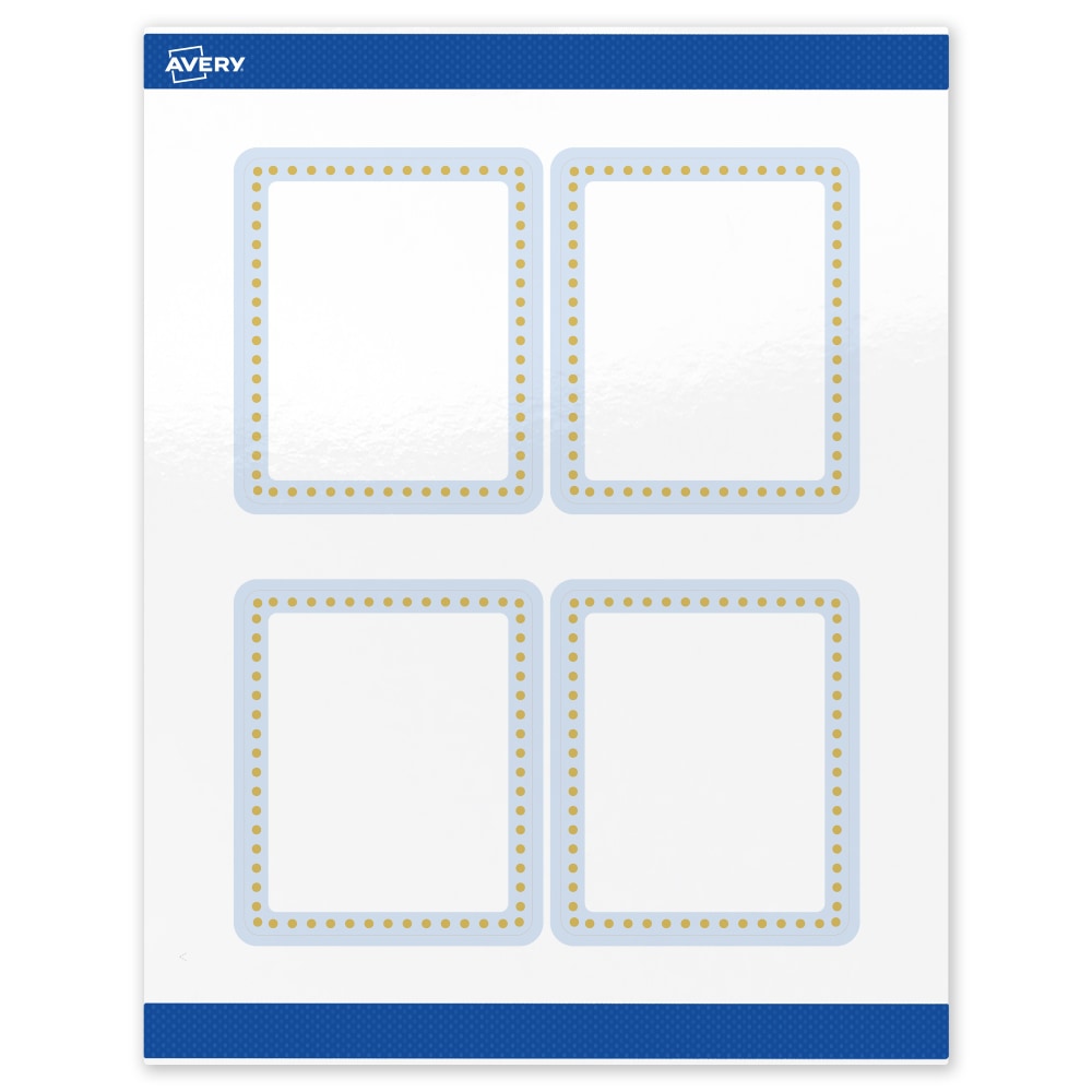 Avery® Print-To-The-Edge Labels & Sure Feed®,