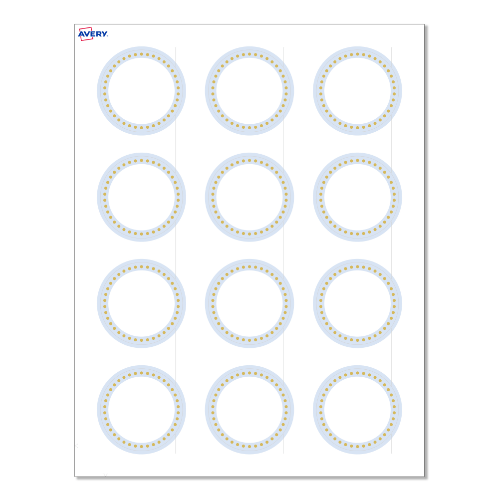Avery® Print-To-The-Edge Labels With Sure Feed® Technology,