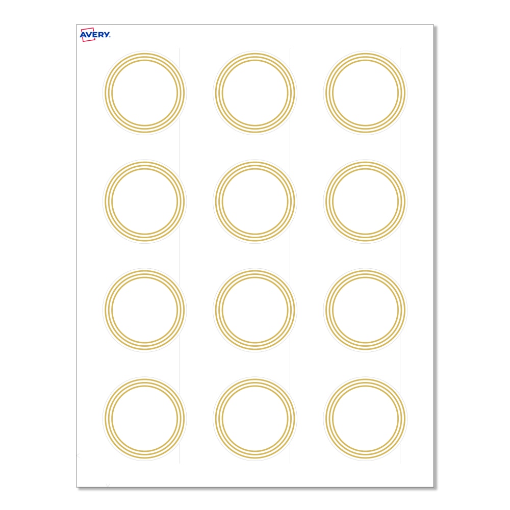 Avery® Print-To-The-Edge Labels With Sure Feed® Technology,