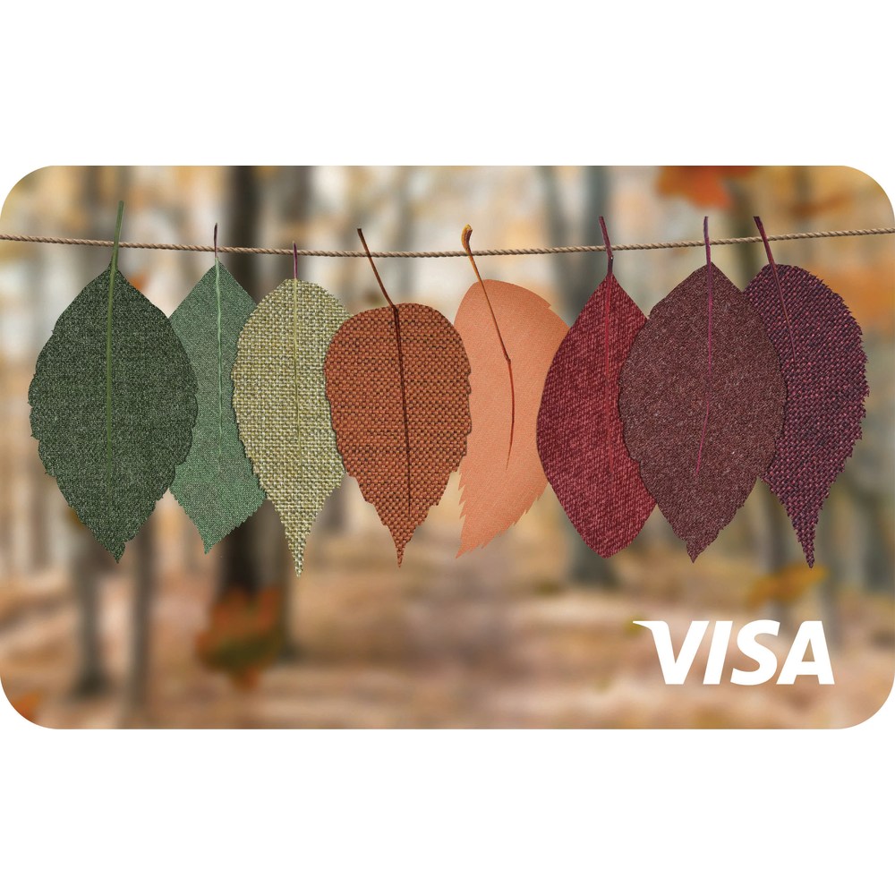 Fall Prepaid Visa, $15.00