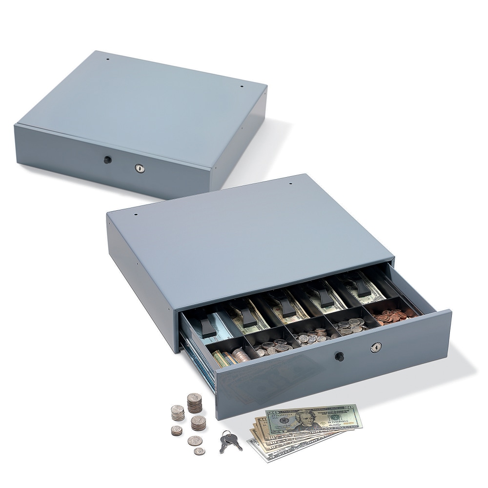 Office Depot® Brand Large-Capacity Manual Cash Drawer, 3