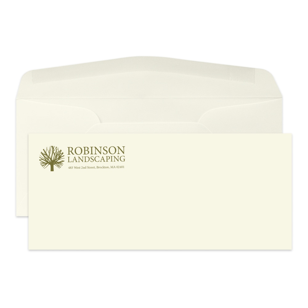 Gummed Seal, Stationery Envelopes, 4-1/8" x 9-1/2", 1
