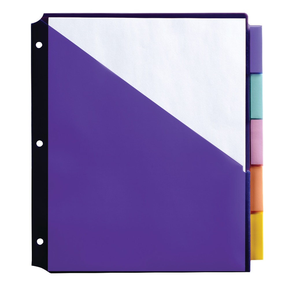 Office Depot® Brand Double Pocket Insertable Plastic Divider,