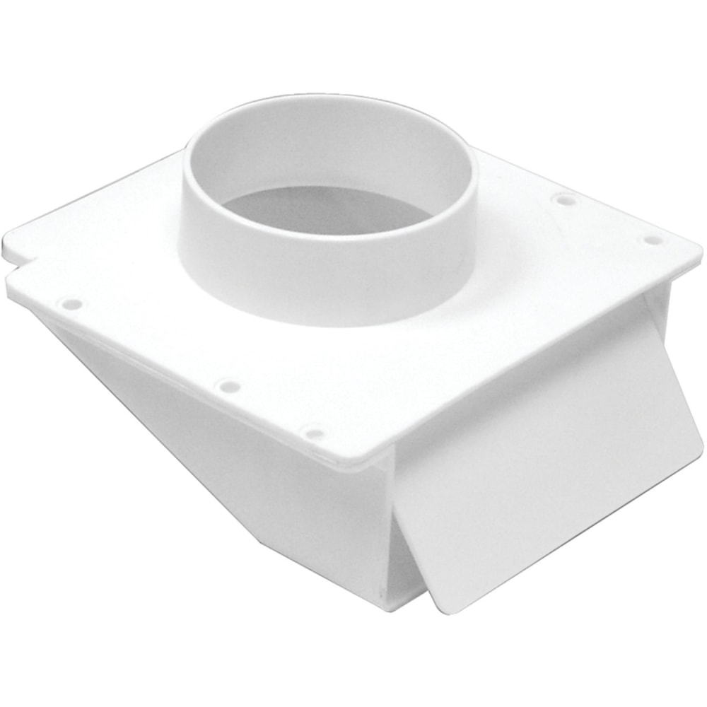 Lambro 4" White Plastic Under Eave Vent, for