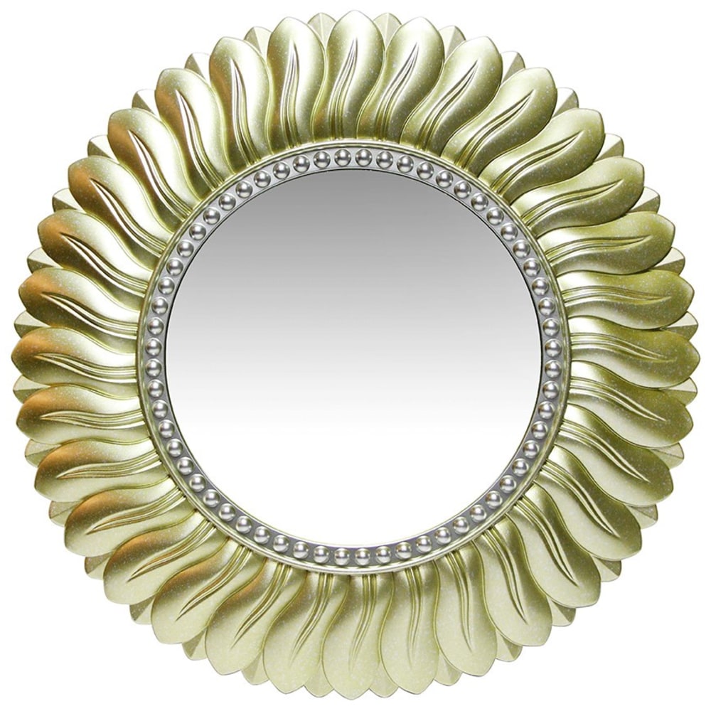 Infinity Instruments Marseille Round Wall Mirror, 21-1/2”H x