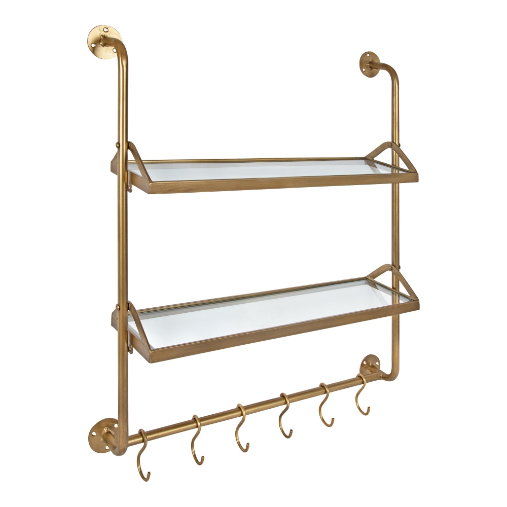 Kate and Laurel Marit Wall Shelves, 31"H x