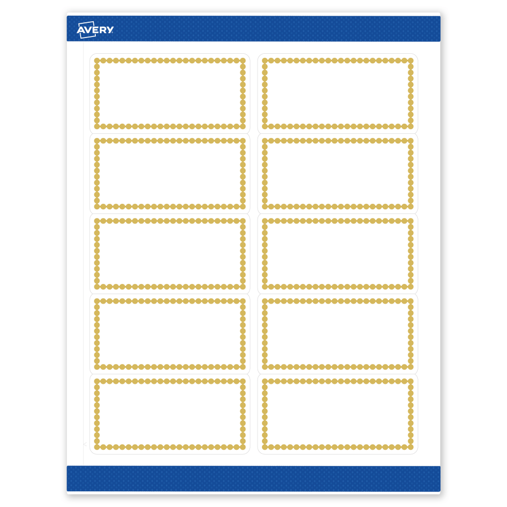 Avery® Printable Labels With Sure Feed® Technology,