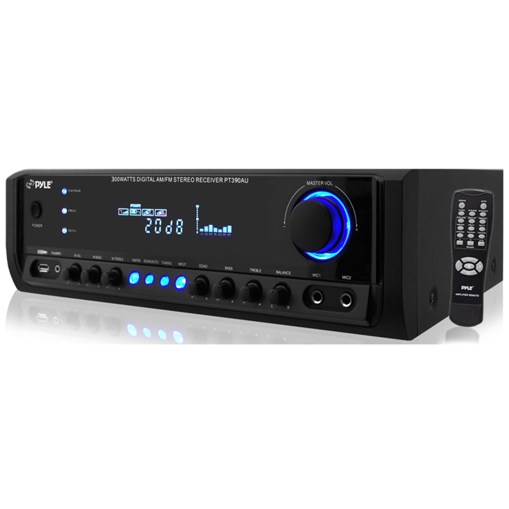 PyleHome PT390AU AM/FM Receiver - 300 W RMS