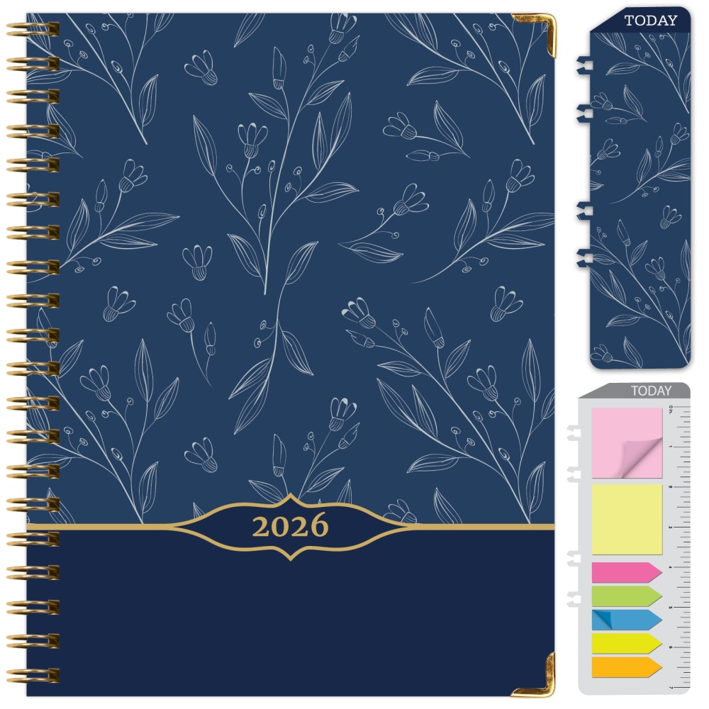 2026 Excello Brands Large Print Daily/Weekly/Monthly Planner,
