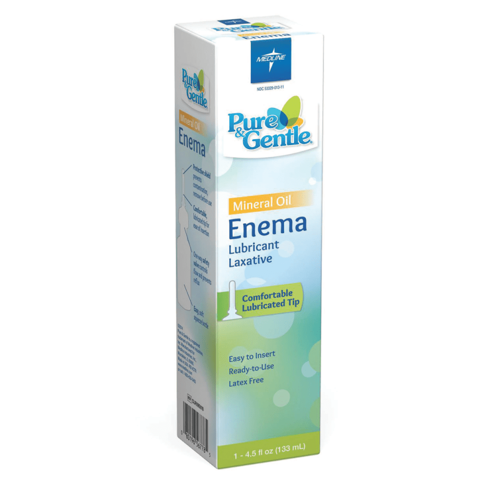 Pure & Gentle Mineral Oil Enemas, 4.5 Oz,
