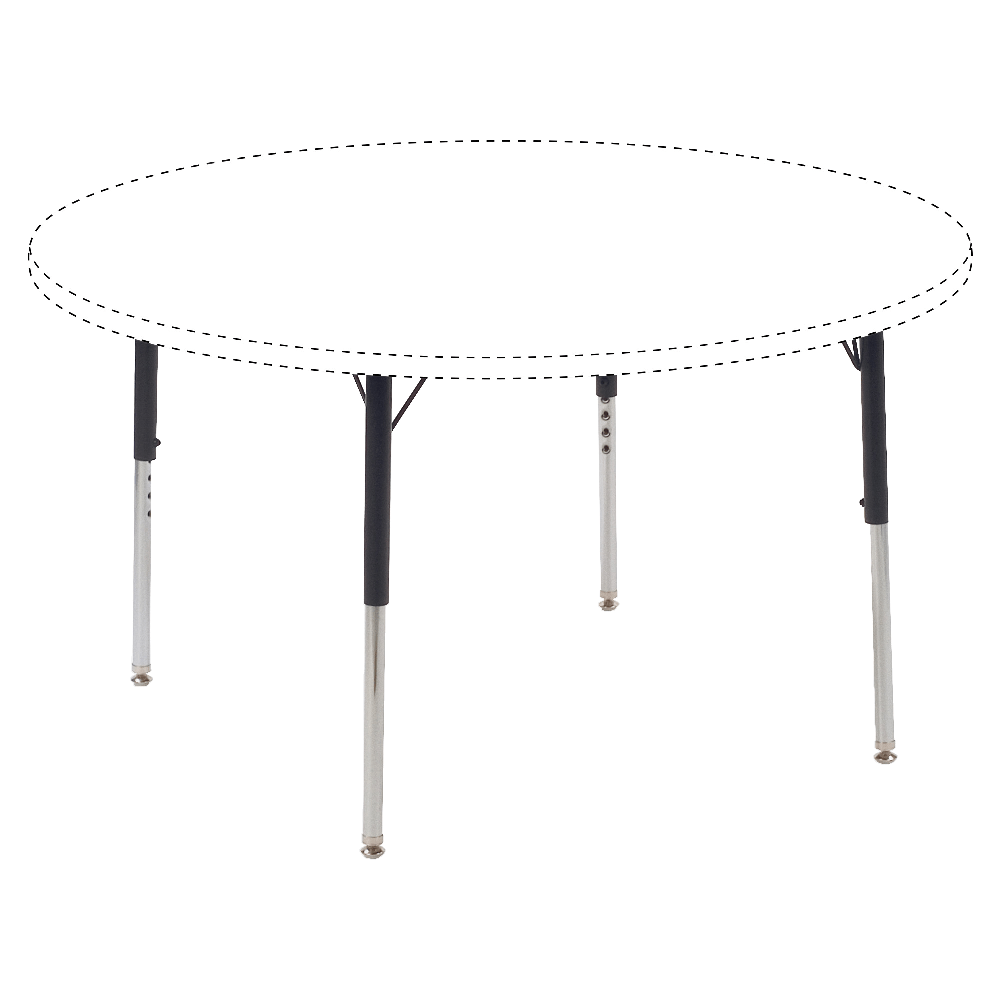 Lorell® Classroom Adjustable Activity Table Legs,