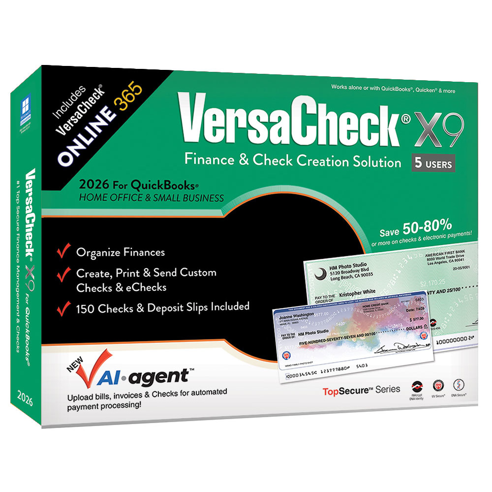 VersaCheck X9 2026 For QuickBooks + VersaCheck ONLINE
