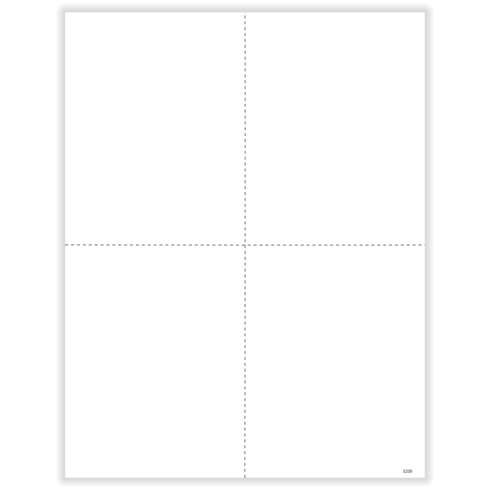 ComplyRight® W-2 Blank Tax Forms, 4-Up (Box Format),