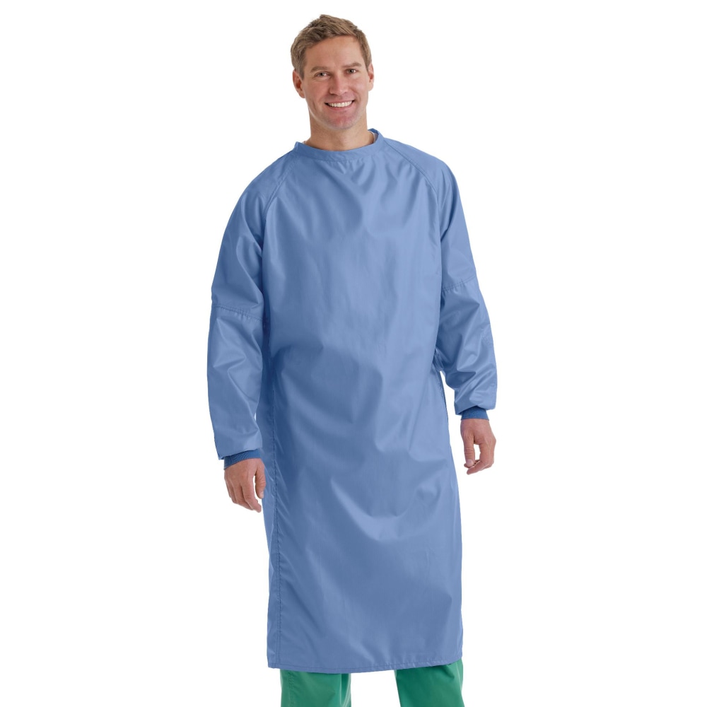 Medline 1-Ply Blockade/AngelStat® Surgeons' Gowns, Snap Neck