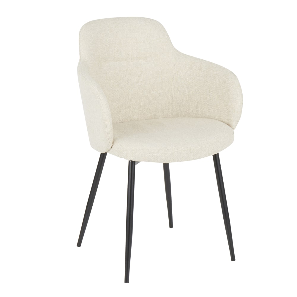 LumiSource Boyne Chair, Black/Cream