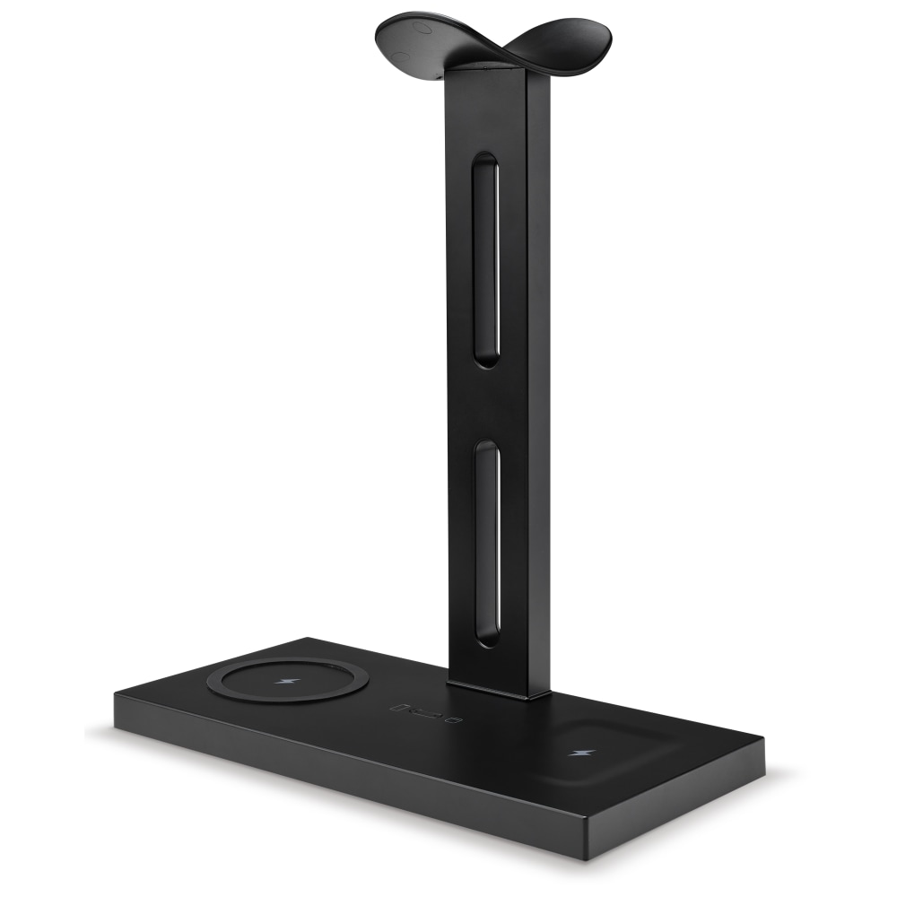 iLive 5-in-1 Headphone Stand And Wireless Charger, 9-1/2”H