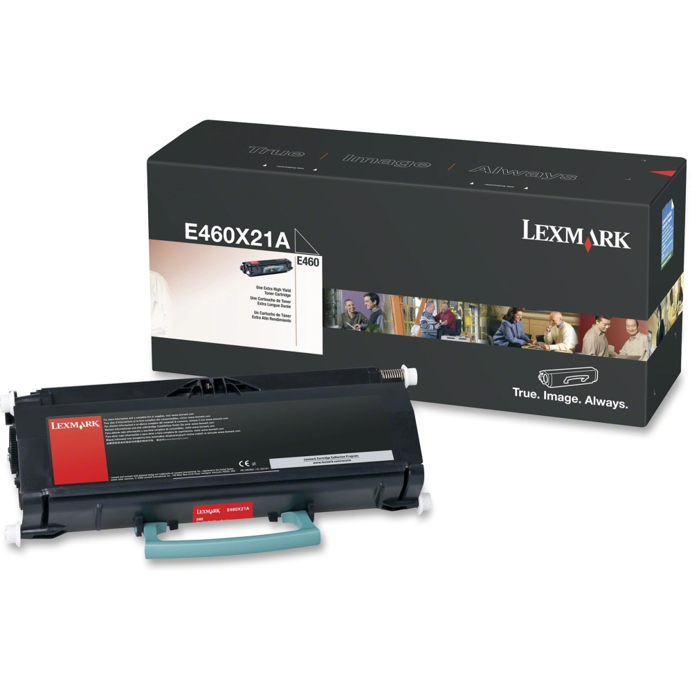 Lexmark™ E460X21A Black Extra-High Yield Toner Cartridge