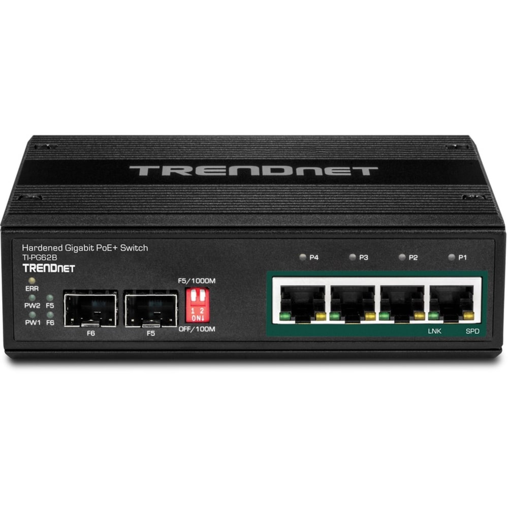 TRENDnet 6-Port Hardened Industrial Unmanaged Gigabit