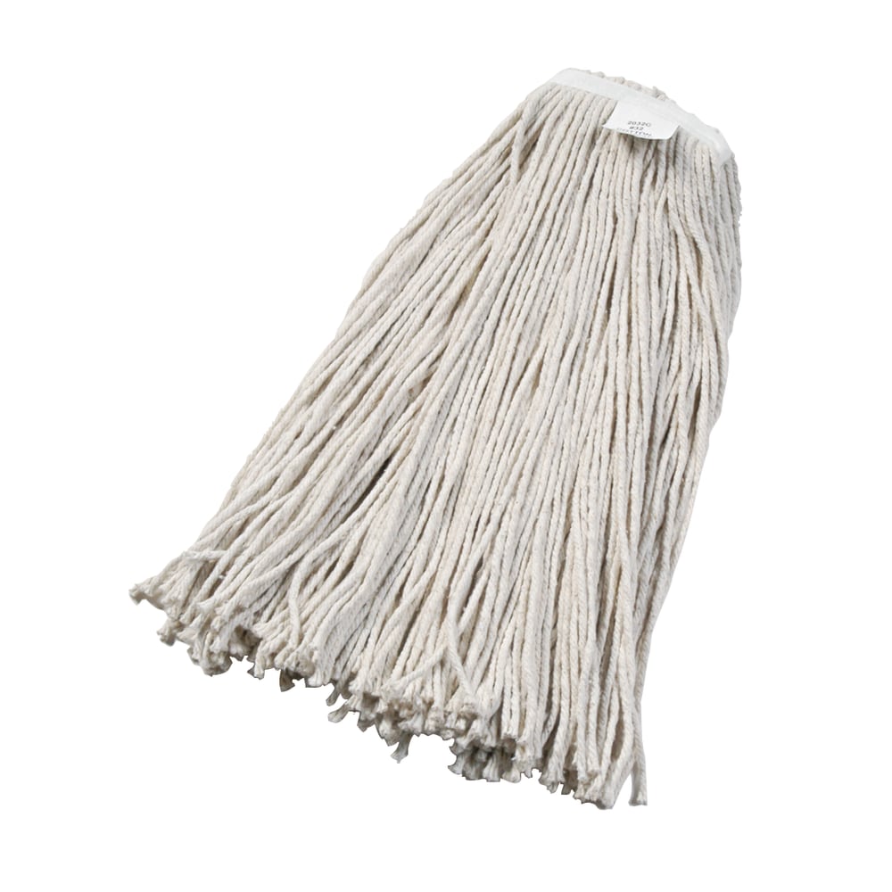 Boardwalk® Cut-End Cotton Wet Mop Head, 97% Recycled,