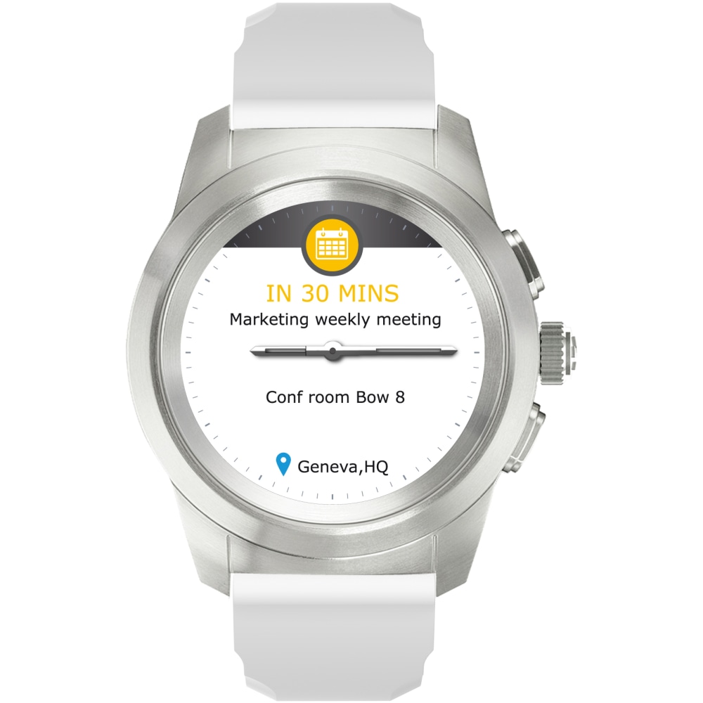 MyKronoz ZeTime Original Hybrid Smartwatch, Petite, Brushed