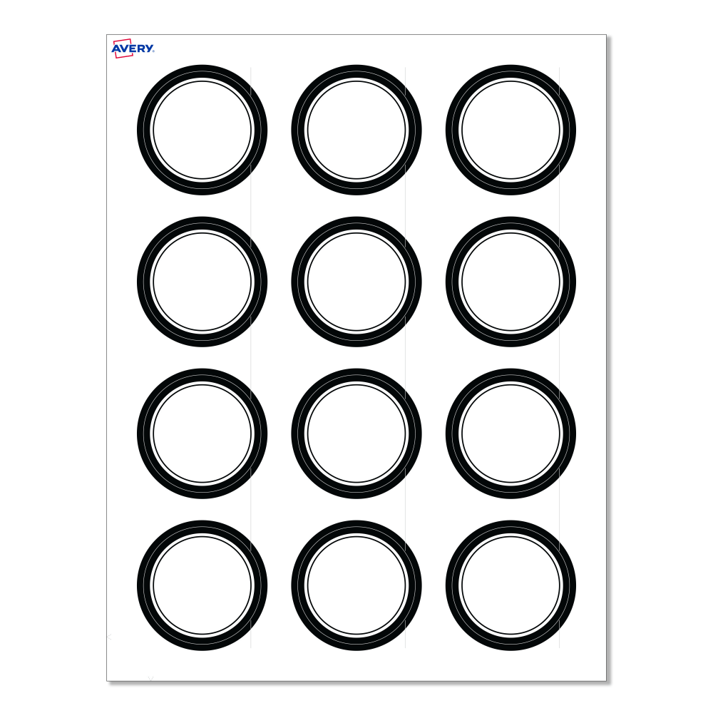 Avery® Print-To-The-Edge Labels With Sure Feed® Technology,