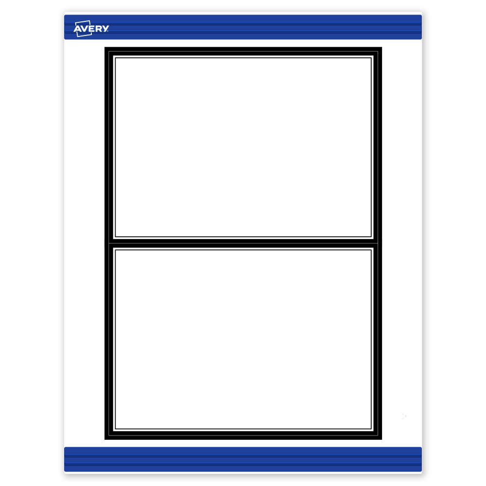 Avery® Printable Invitation Cards With Sure Feed® Technology,