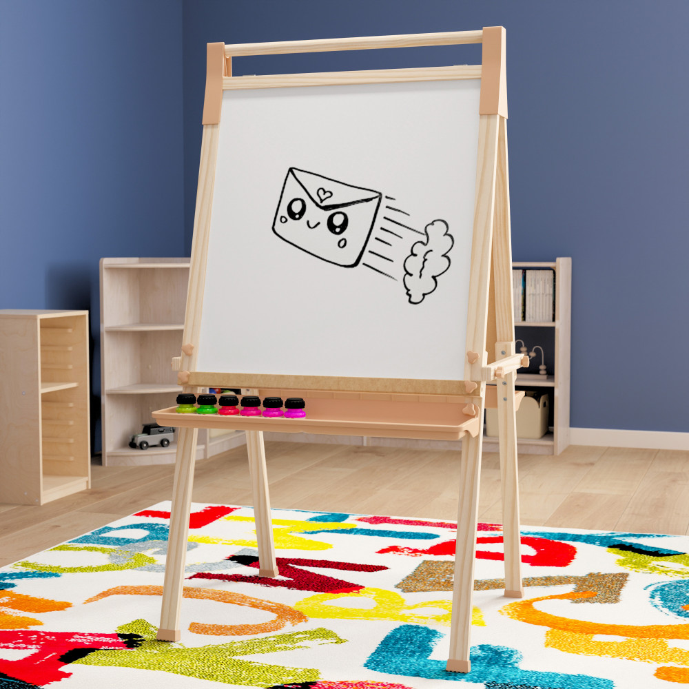 Flash Furniture Bright Beginnings Commercial Classroom Wood