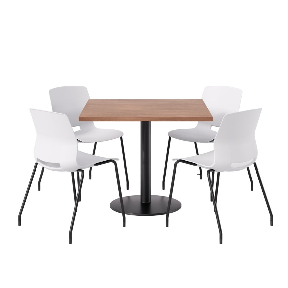 KFI Studios Proof Cafe Pedestal Table With Imme