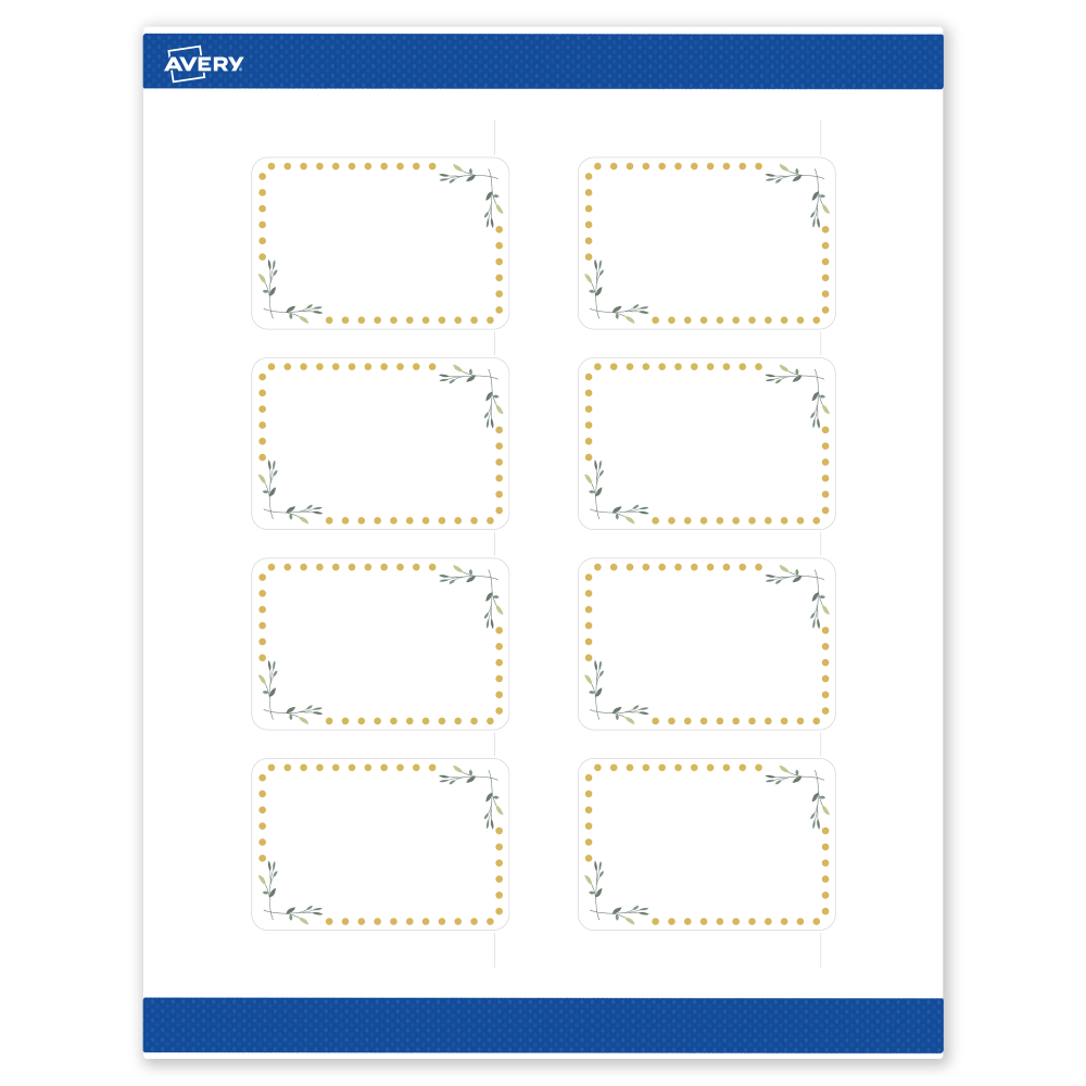Avery® Print-To-The-Edge Labels With Sure Feed® Technology,