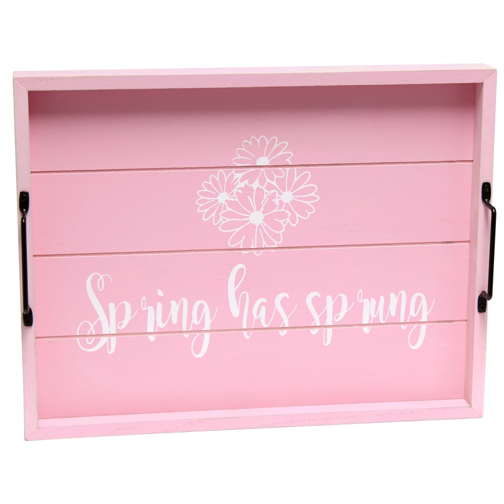 Elegant Designs Decorative Serving Tray, 2-1/4”H x 12”W