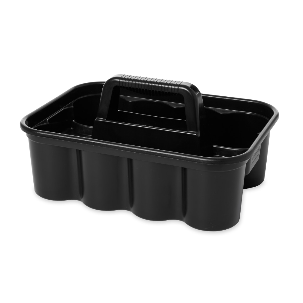 Rubbermaid® Commercial Deluxe Carry Caddy, Black