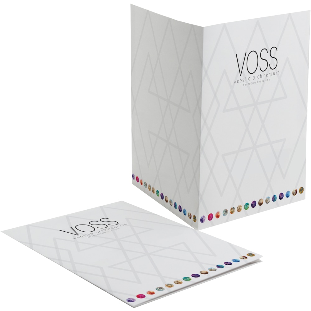 Custom Full-Color Standard-Size Presentation Folders, 9" x
