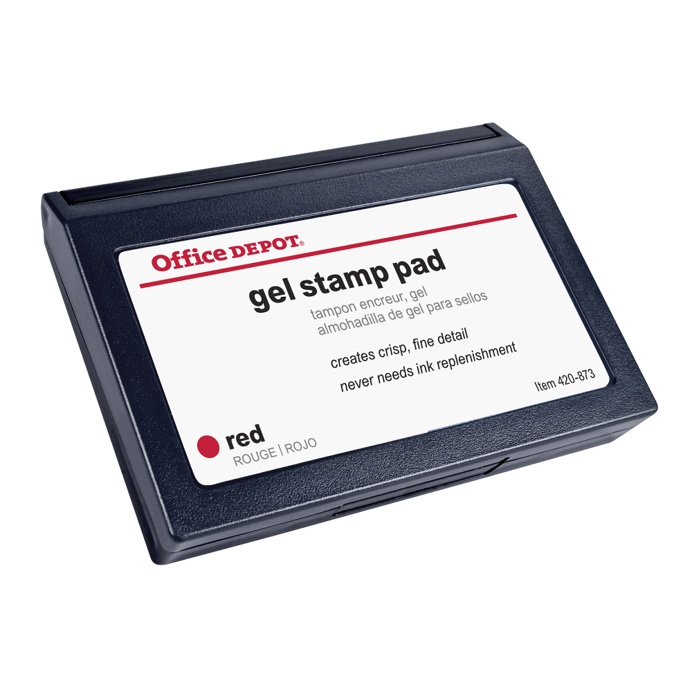 Office Depot® Brand Gel Stamp Pad, 3 1/4"