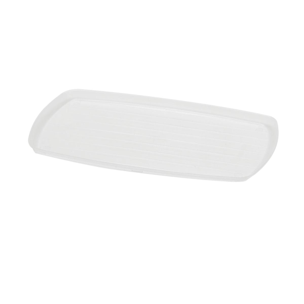 Medline Bedside Service Trays, 6" x 10", Translucent,