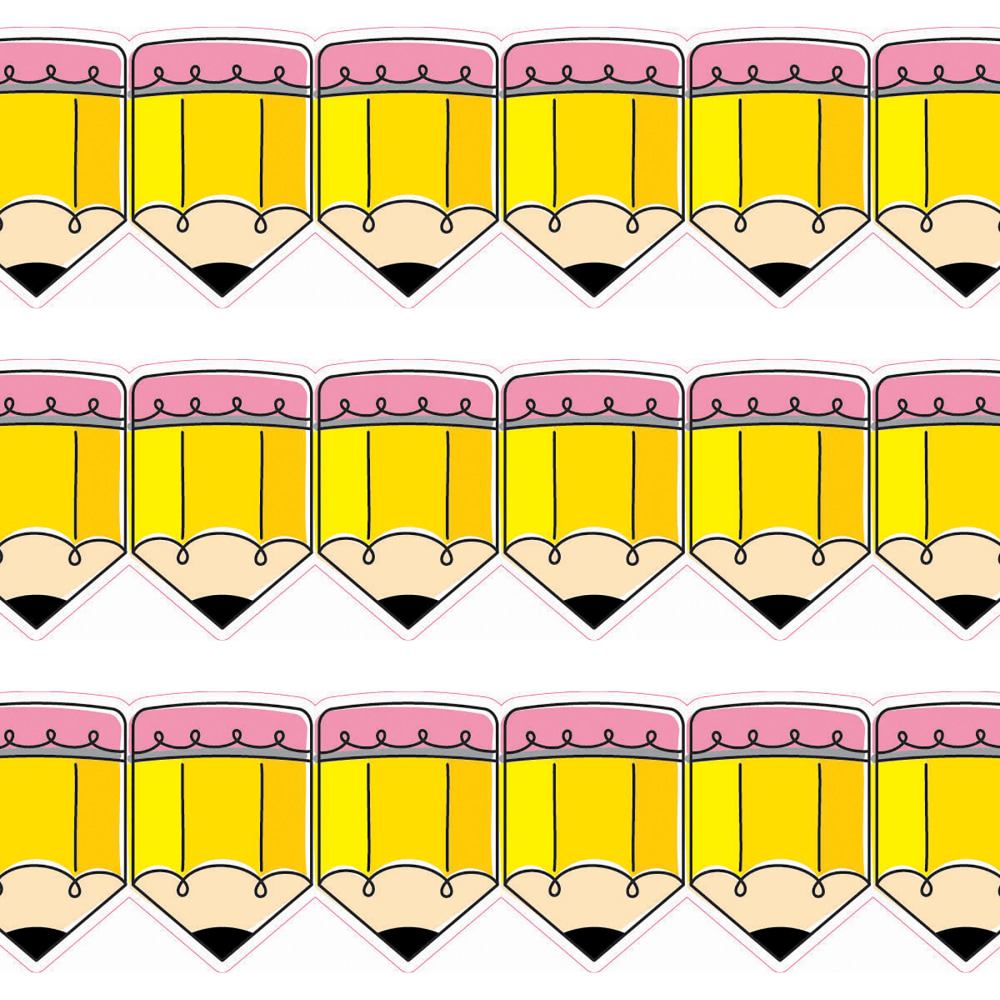 Creative Teaching Press® EZ Borders, Doodle Pencils, 48’