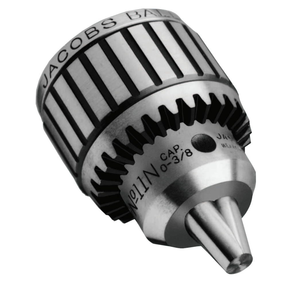 Superchuck Ball Bearing Chuck, K4 Key, 1/8 in