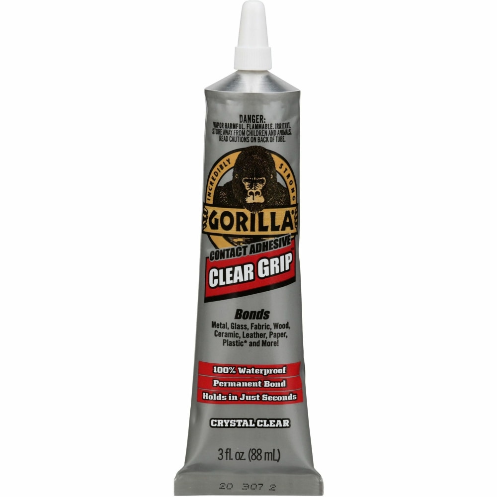 Gorilla Clear Grip Contact Adhesive - 3 fl