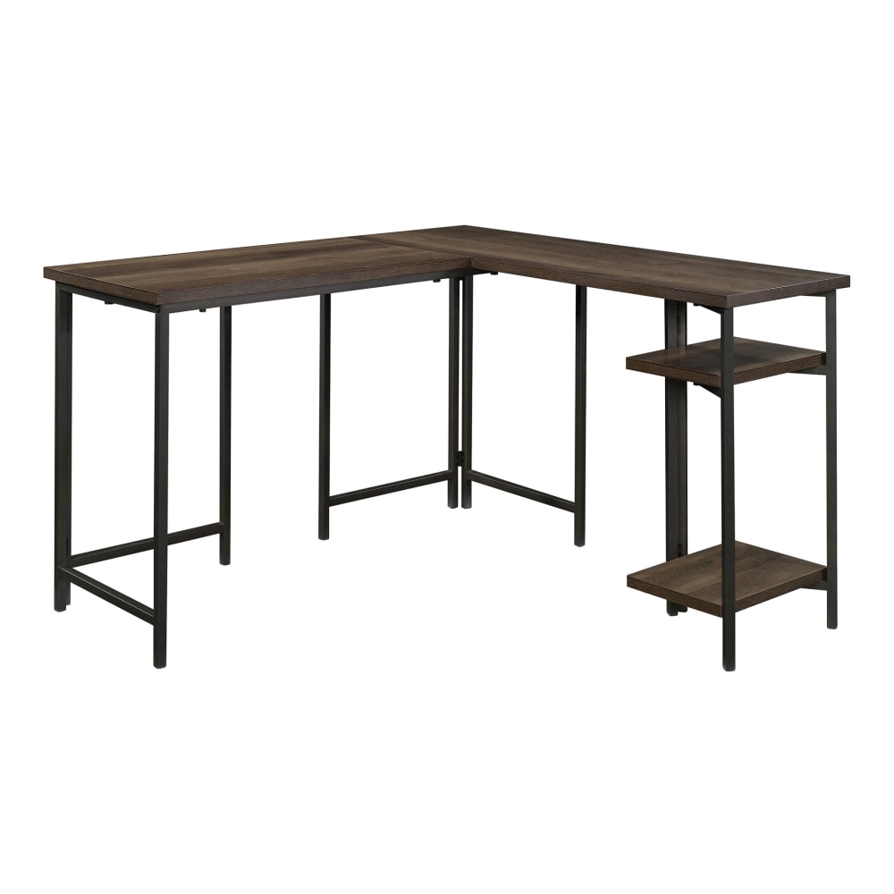 Sauder® North Avenue 47"W L-Shaped Corner Desk, Smoked