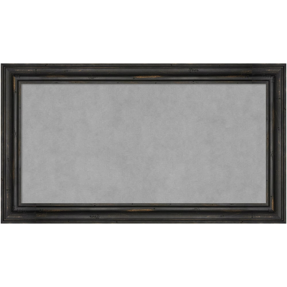 Amanti Art Narrow Magnetic Bulletin Board, Steel/Aluminum,