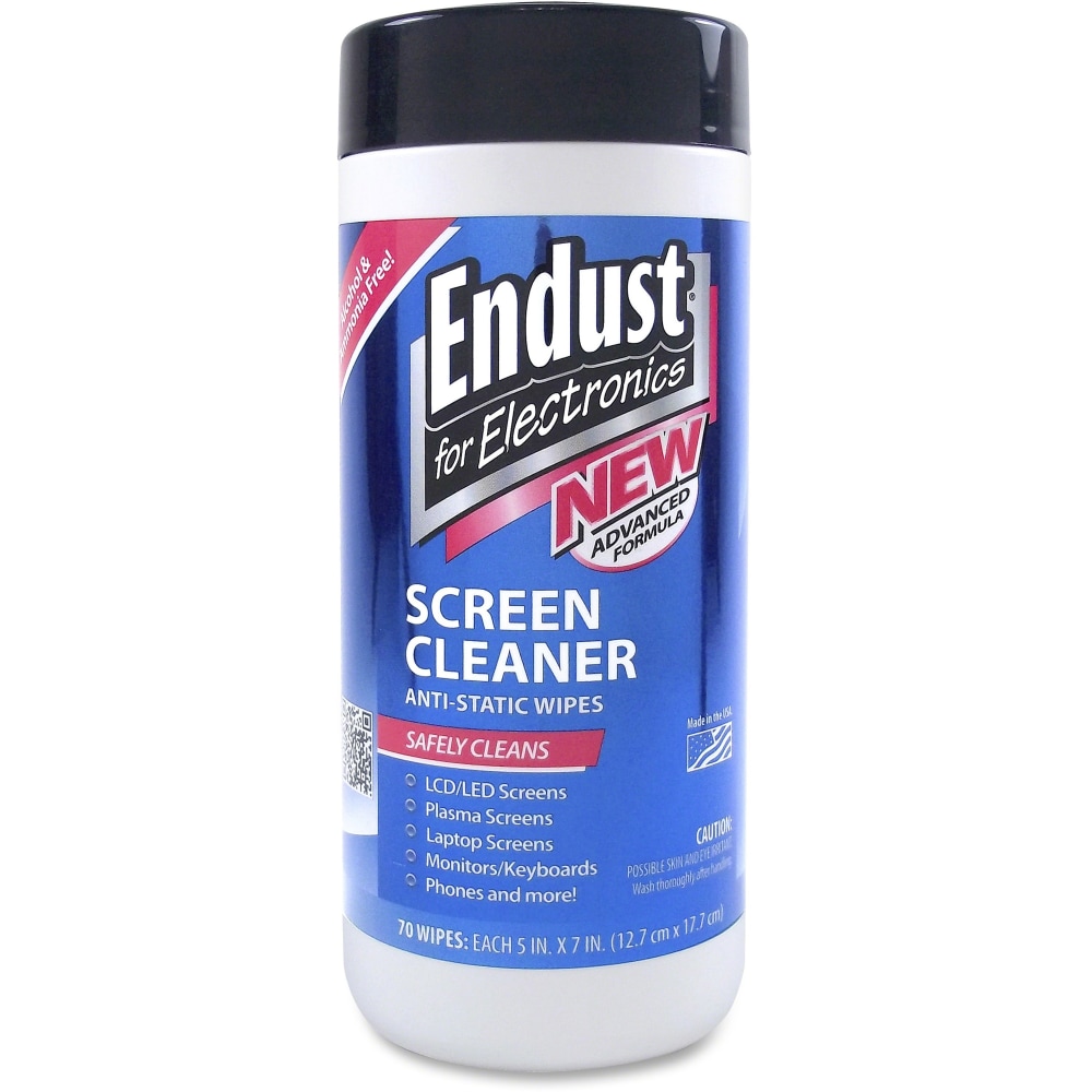Endust® For Electronics Screen Cleaner Wipes, Pack Of
