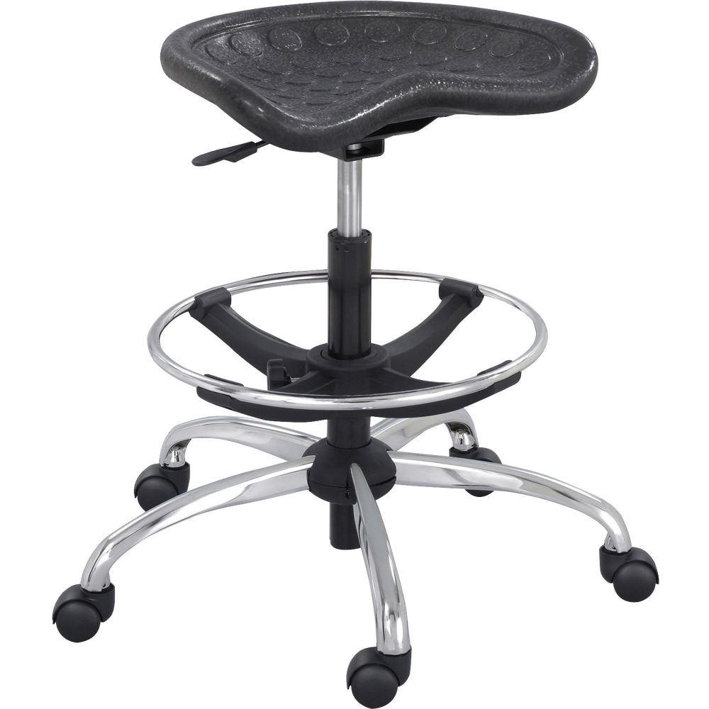 Safco® SitStar™ Stool, Black/Chrome