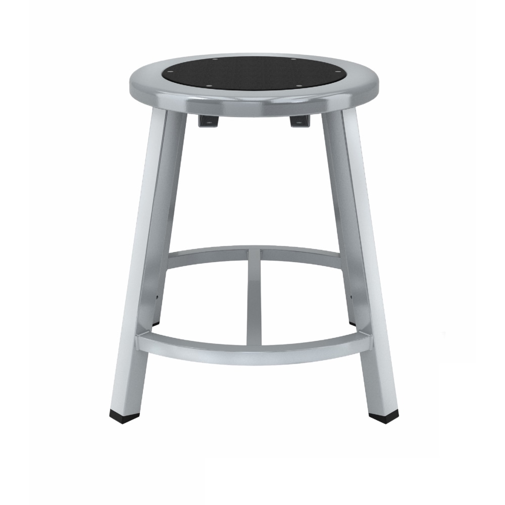 National Public Seating Titan Stool, 18", Black/Gray