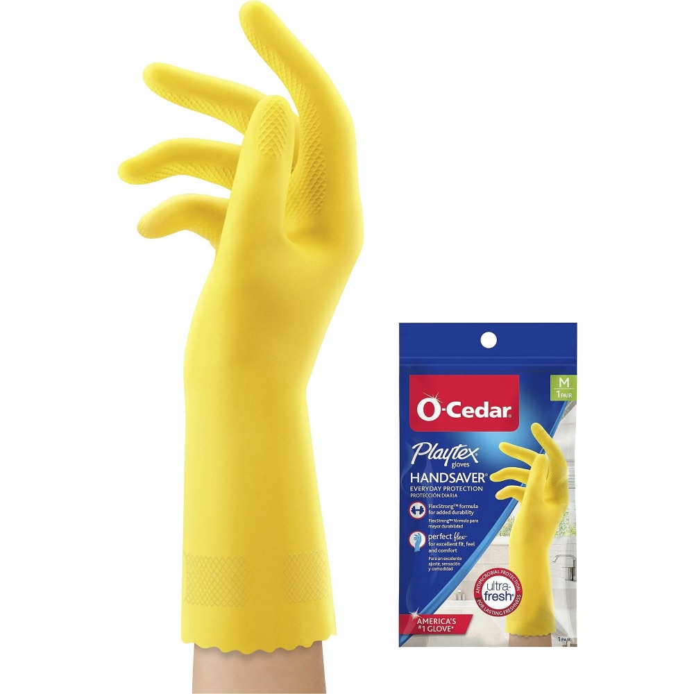 O-Cedar Playtex Handsaver Gloves - Hot Water, Chemical