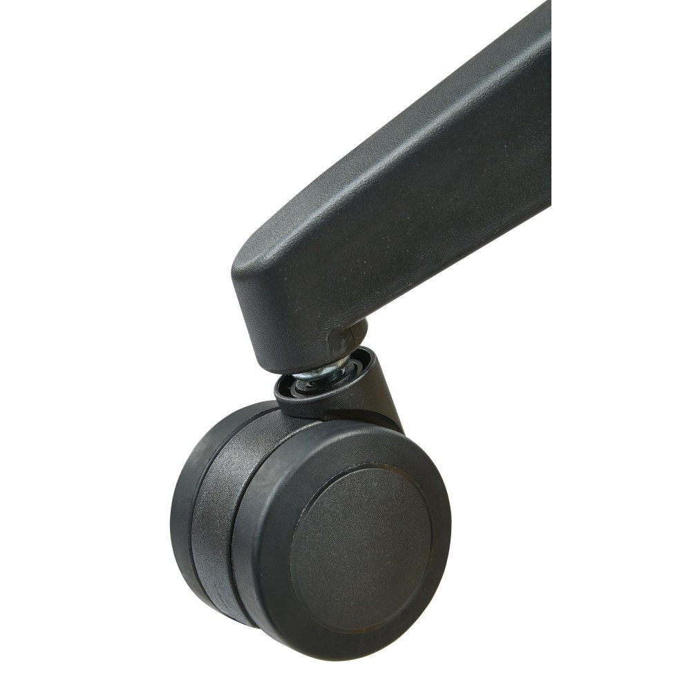 Office Star™ Space Seating Soft Wheel Casters, Black
